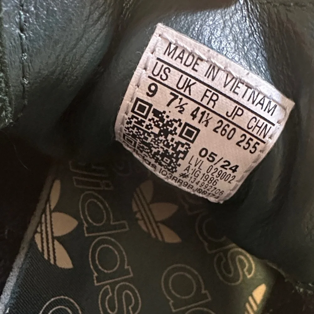 adidas Samba OG Sneakers in Mineral Green and Crystal Sand - Picture 11 of 12